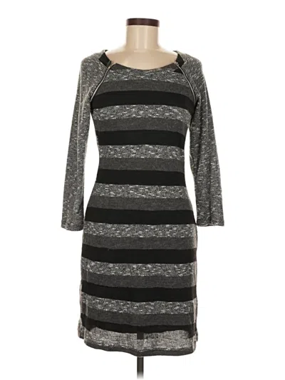 Pre-owned Trixxi Casual Dress In Gray