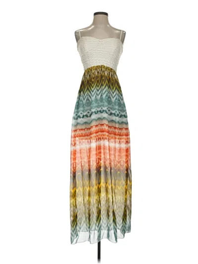 Pre-owned Trixxi Casual Dress In Green