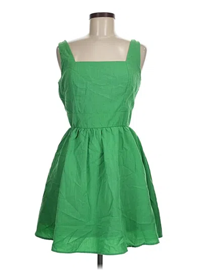Pre-owned Trixxi Casual Dress In Green
