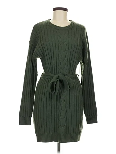 Trixxi Casual Dress In Green