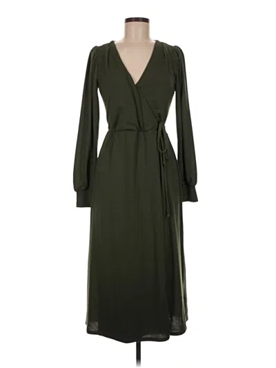 Pre-owned Trixxi Casual Dress In Green