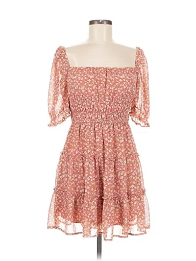 Pre-owned Trixxi Casual Dress In Orange