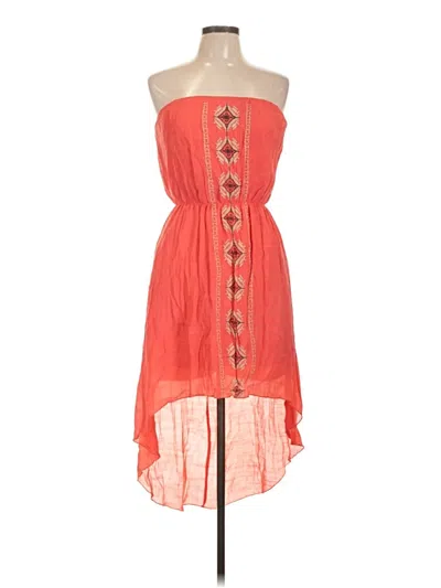 Pre-owned Trixxi Casual Dress In Orange