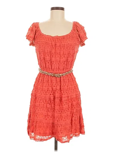 Pre-owned Trixxi Casual Dress In Orange