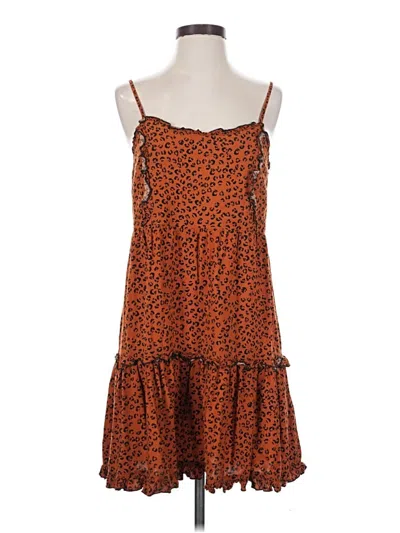 Pre-owned Trixxi Casual Dress In Orange