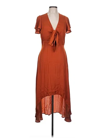 Pre-owned Trixxi Casual Dress In Orange