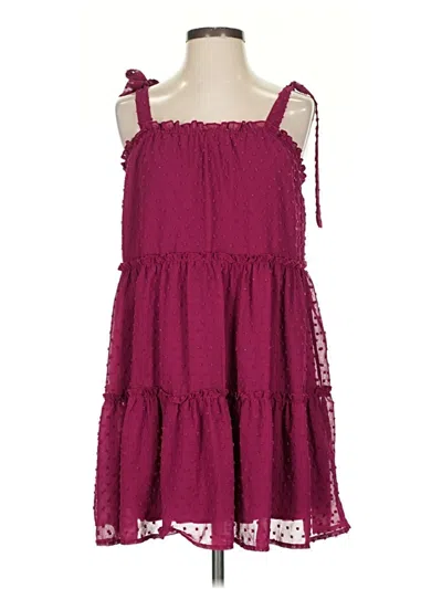 Pre-owned Trixxi Casual Dress In Pink