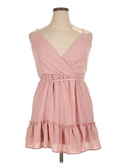 Pre-owned Trixxi Casual Dress In Pink