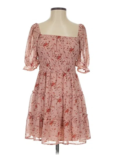 Pre-owned Trixxi Casual Dress In Pink