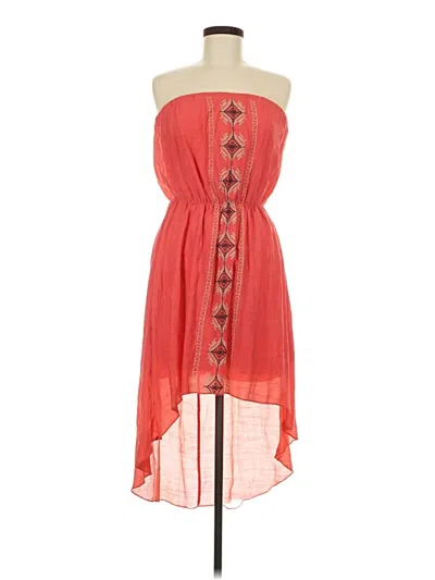 Pre-owned Trixxi Casual Dress In Red