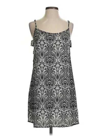 Trixxi Casual Dress In Silver