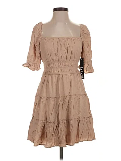 Trixxi Casual Dress In Tan
