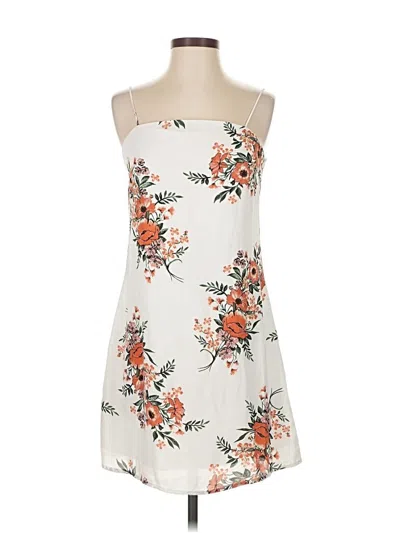 Pre-owned Trixxi Casual Dress In White