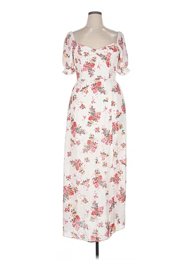Pre-owned Trixxi Casual Dress In White