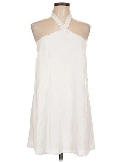 Pre-owned Trixxi Casual Dress In White