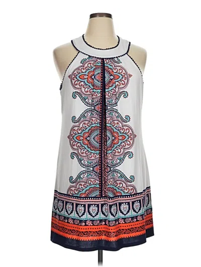 Pre-owned Trixxi Casual Dress In White