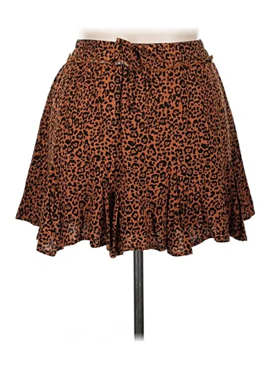 Pre-owned Trixxi Casual Skirt In Brown