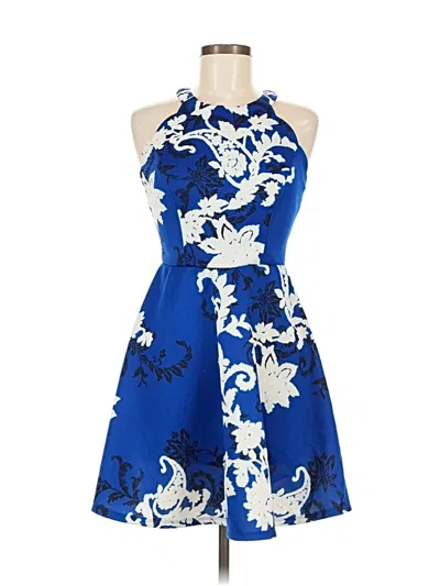 Pre-owned Trixxi Cocktail Dress In Blue