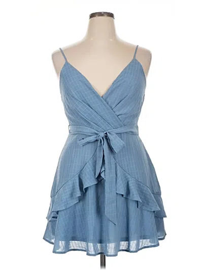Pre-owned Trixxi Cocktail Dress In Blue