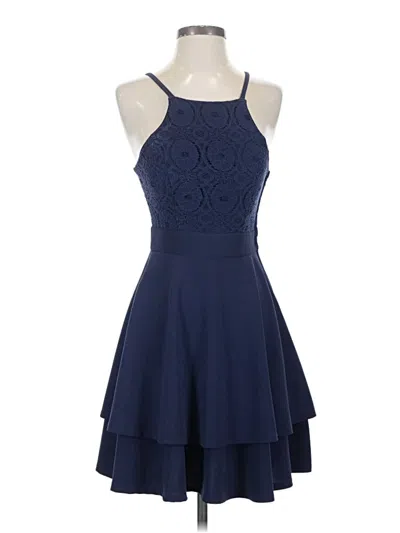 Pre-owned Trixxi Cocktail Dress In Blue
