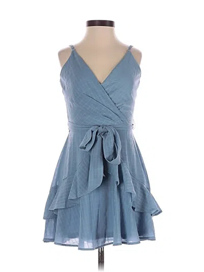 Pre-owned Trixxi Cocktail Dress In Blue
