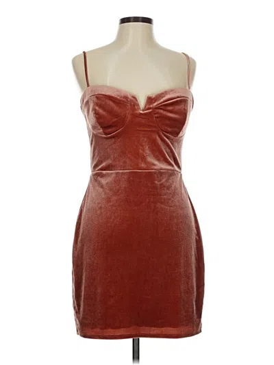 Pre-owned Trixxi Cocktail Dress In Brown