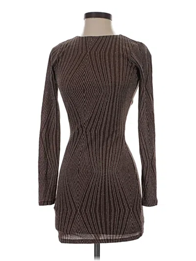 Pre-owned Trixxi Cocktail Dress In Brown