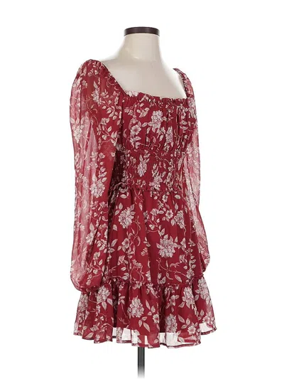 Pre-owned Trixxi Cocktail Dress In Burgundy