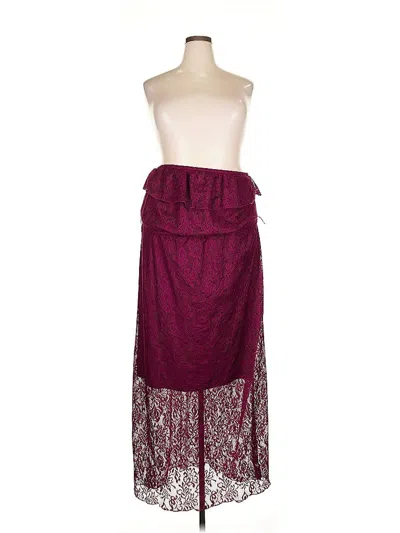 Pre-owned Trixxi Cocktail Dress In Burgundy