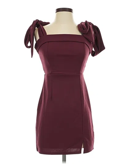 Pre-owned Trixxi Cocktail Dress In Burgundy