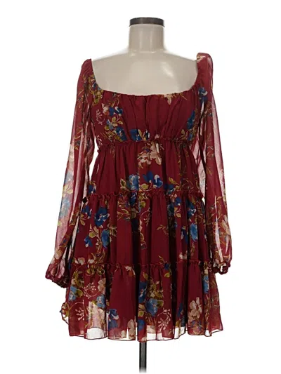 Pre-owned Trixxi Cocktail Dress In Burgundy