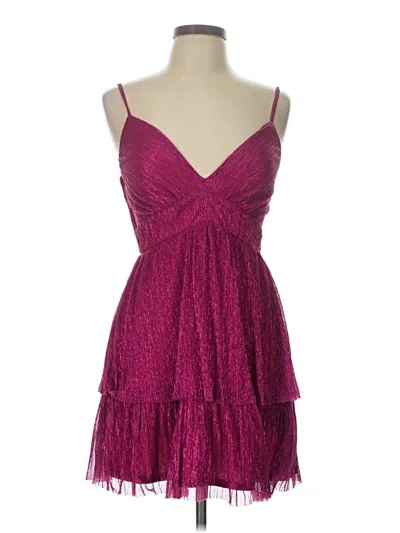 Pre-owned Trixxi Cocktail Dress In Burgundy