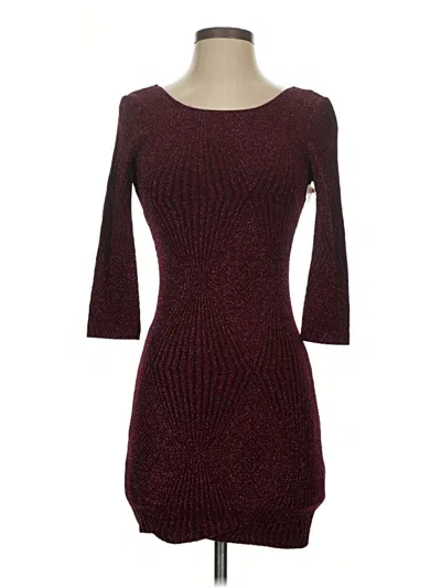Pre-owned Trixxi Cocktail Dress In Burgundy