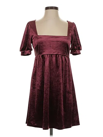 Trixxi Cocktail Dress In Burgundy