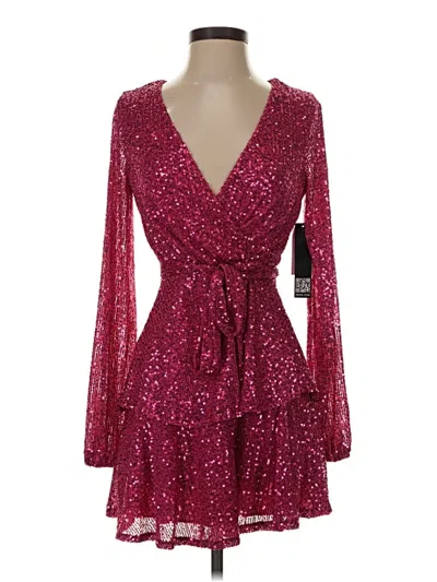 Trixxi Cocktail Dress In Burgundy
