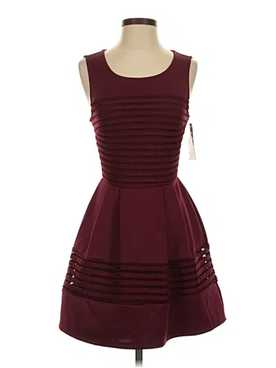 Pre-owned Trixxi Cocktail Dress In Burgundy