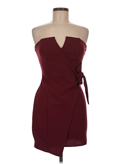 Pre-owned Trixxi Cocktail Dress In Burgundy