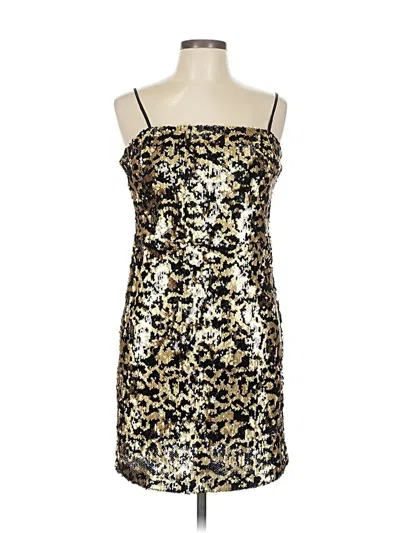Pre-owned Trixxi Cocktail Dress In Gold