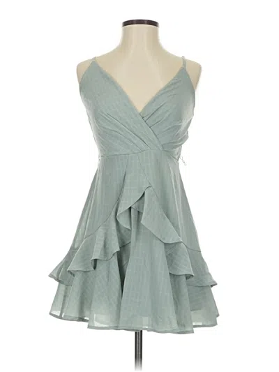 Pre-owned Trixxi Cocktail Dress In Gray