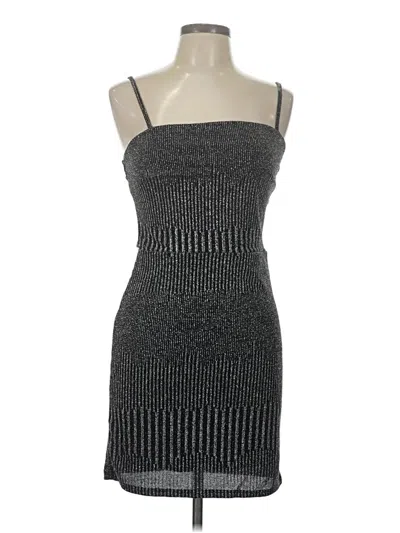 Pre-owned Trixxi Cocktail Dress In Gray