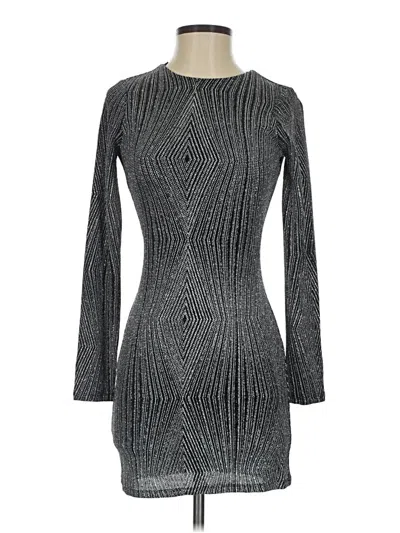 Pre-owned Trixxi Cocktail Dress In Gray