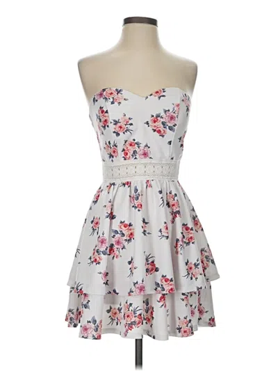 Pre-owned Trixxi Cocktail Dress In Gray