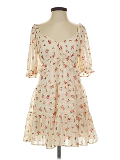 Pre-owned Trixxi Cocktail Dress In Ivory