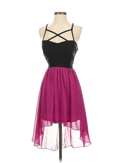 Pre-owned Trixxi Cocktail Dress In Purple