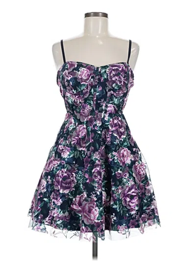 Pre-owned Trixxi Cocktail Dress In Purple