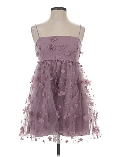 Pre-owned Trixxi Cocktail Dress In Purple