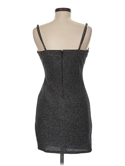 Pre-owned Trixxi Cocktail Dress In Silver
