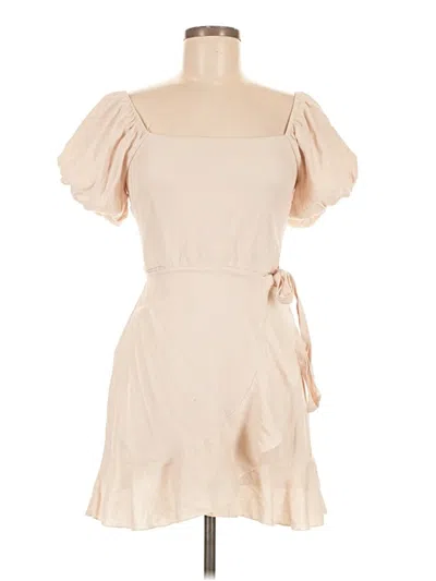 Pre-owned Trixxi Cocktail Dress In Tan