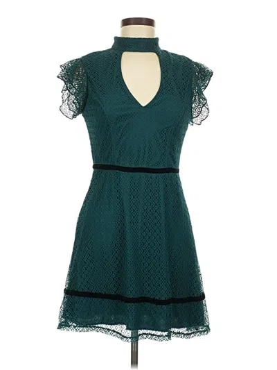 Pre-owned Trixxi Cocktail Dress In Teal