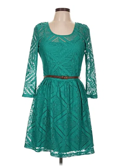 Pre-owned Trixxi Cocktail Dress In Teal
